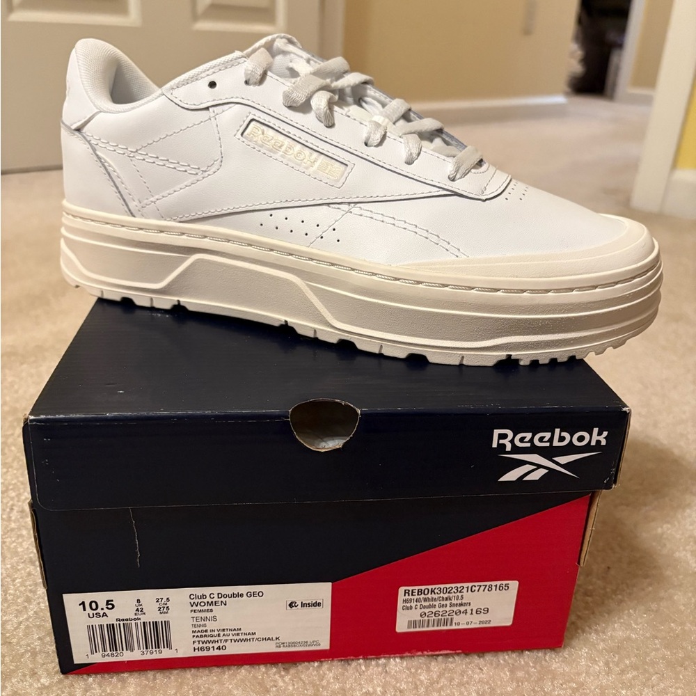 Reebok Women's White Platform Sneakers